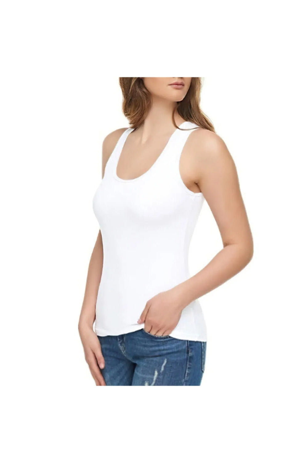 ELT2002 Elite Modal Wide Strap Undershirt