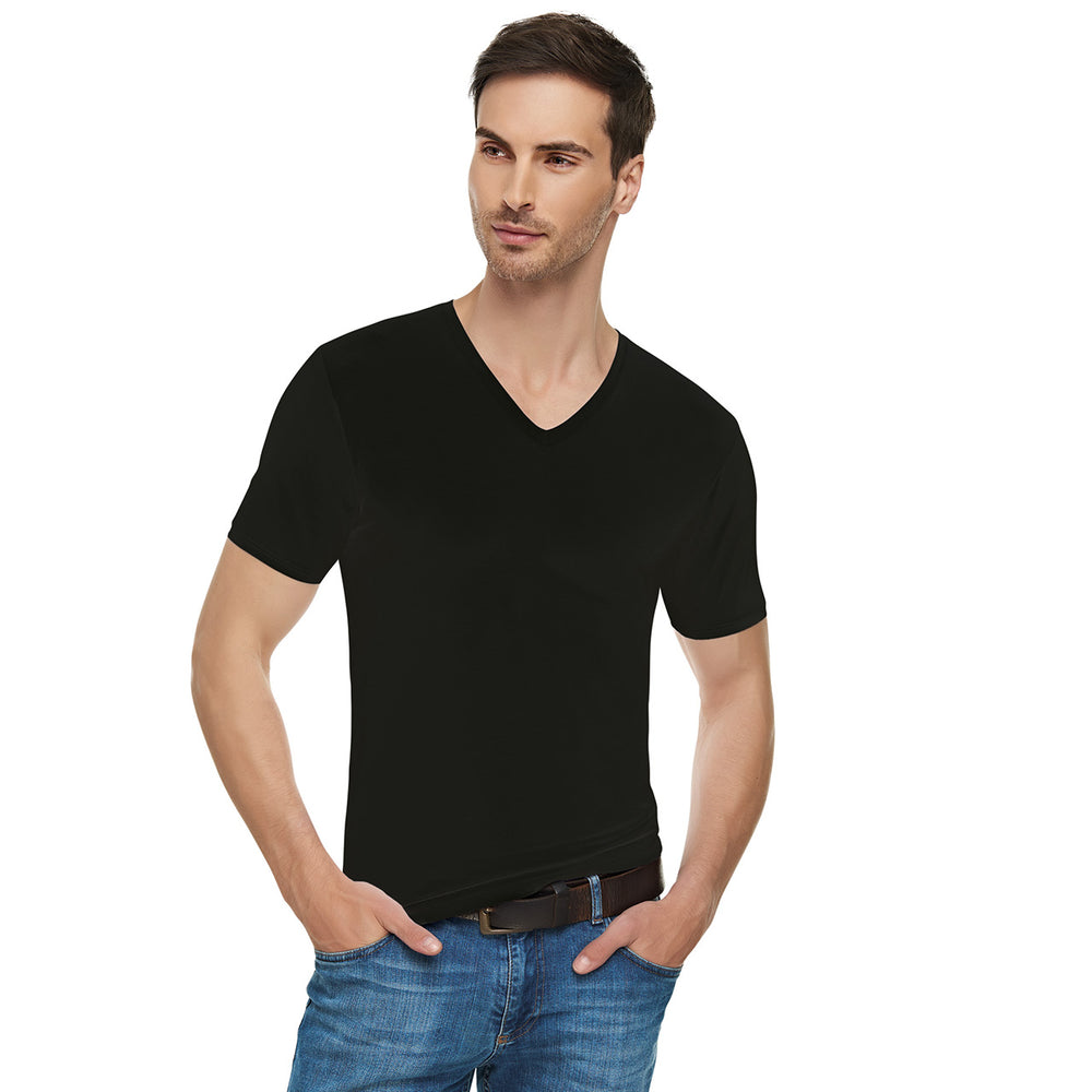 ELT1303 Elite Elastane V Neck