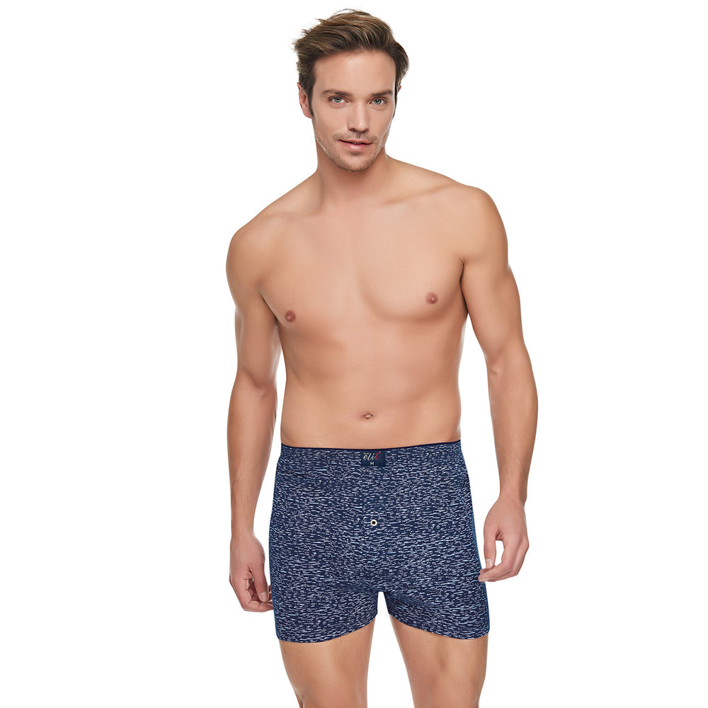 ELT1102 Elite Towel Waist Patterned Boxer