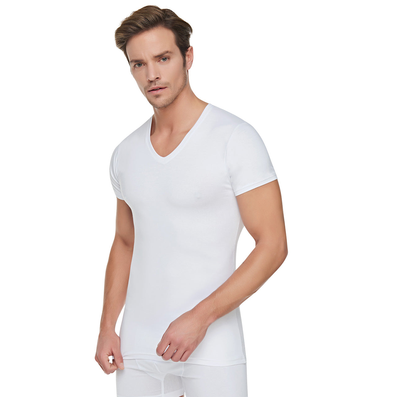 TER0107 Passion Rib V Neck